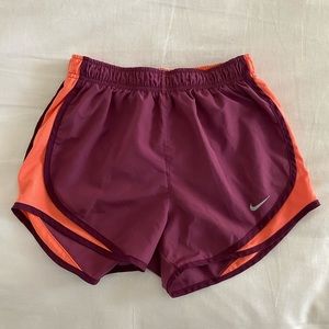 Violet and Tangerine Nike Pros